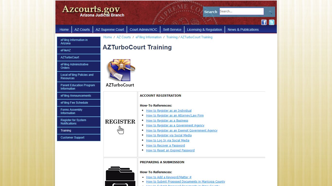 AZTurboCourt Training